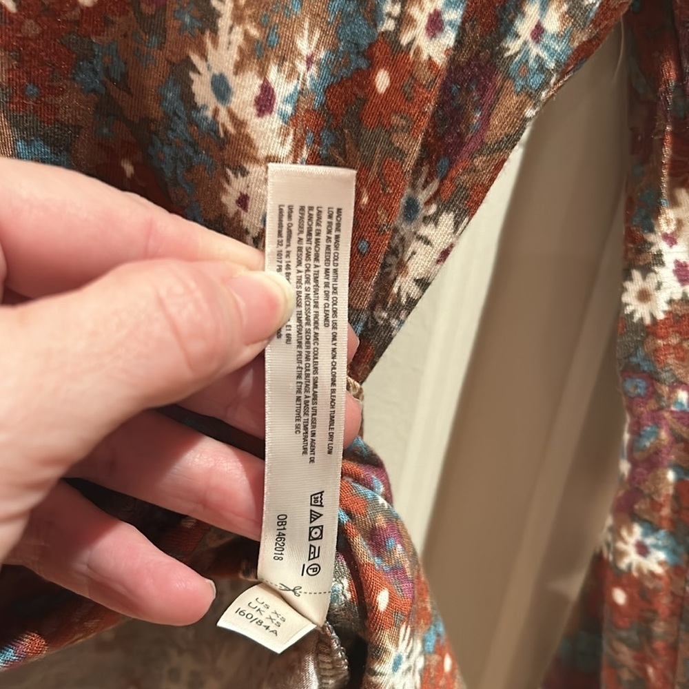 🎀NWOT FREE PEOPLE XS coffee club scoop neck long sleeve - Picture 7 of 9